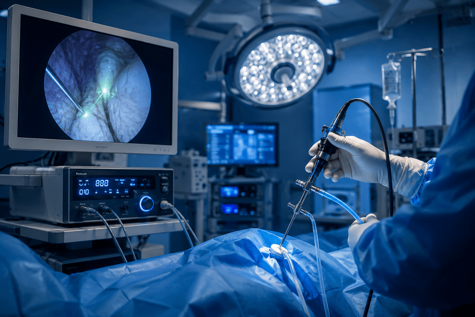 Tecnologia utilizada em cirurgia de próstata a laser